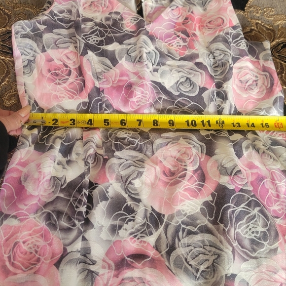 Midi Bettie Page floral spring dress xxl - Picture 6 of 7